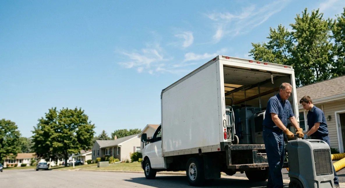 Water Damage Cleanup in Roseville, IL near me